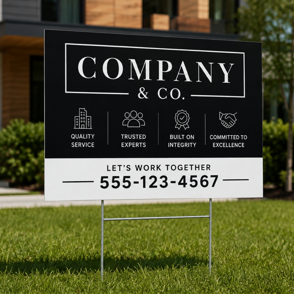 Coroplast Yard Signs
