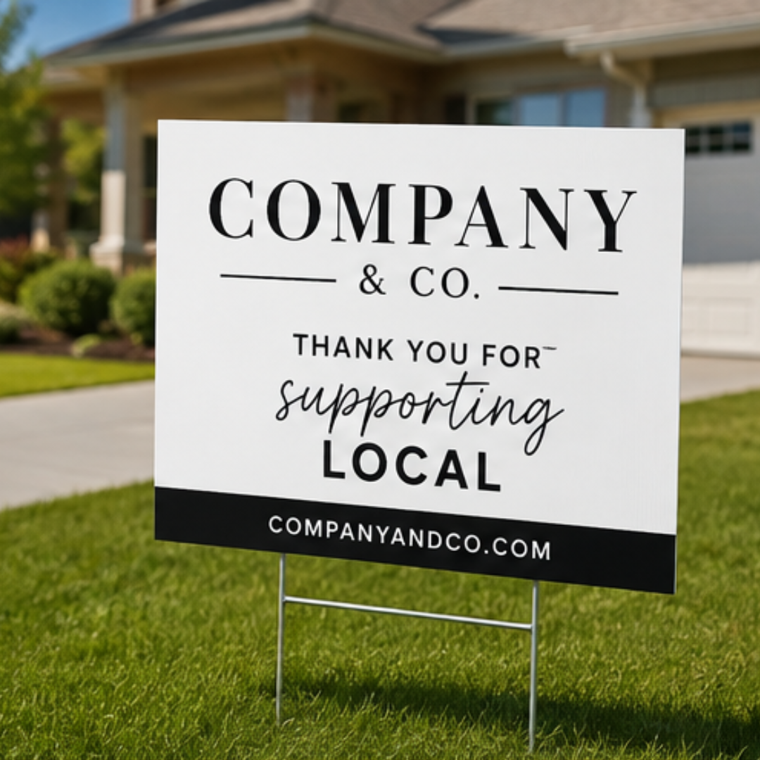 Coroplast Yard Signs